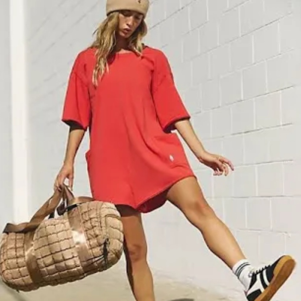 NEW FP Movement Women's Hot Shot Tee Romper